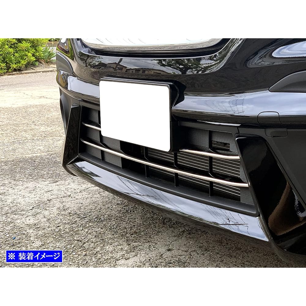 BRIGHTZ Soliobandit MA37S MA47S Super mirror stainless steel plated front bumper molding 3PC [FBUM-MOL-121] 37 47 47000