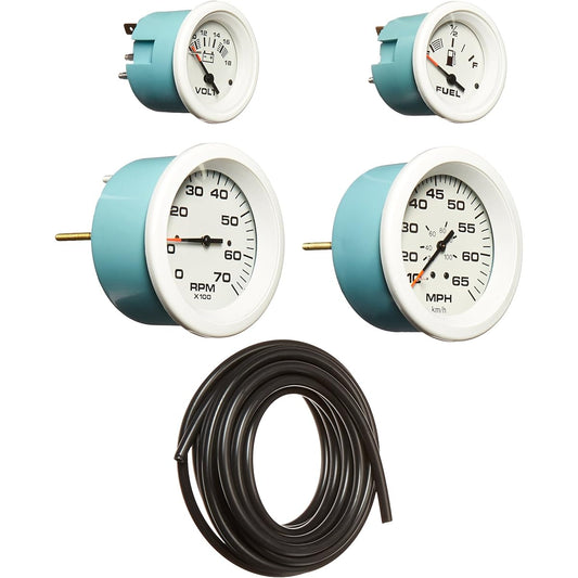 Sierra International ARCTIC 4 Gauge Outdoor Order Set Speedometer Tachometer Voltage Tachometer With fuel gauge