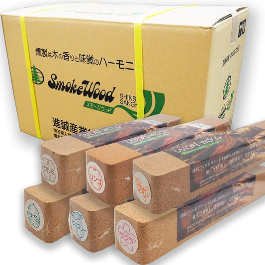 Shinsei Sangyo Smoked Wood 250g x 50 pieces set, great value case sale, made in Japan, special selection
