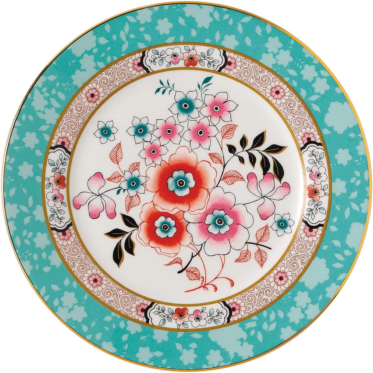 Wedgwood [Regular Import] Wedgwood Wanderlust Camellia Plate 20cm 1061300 Pale Green