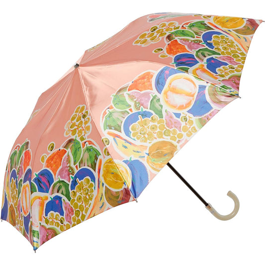 [Aurora] Folding Umbrella 1CN 12001 Women's Light Orange FREE