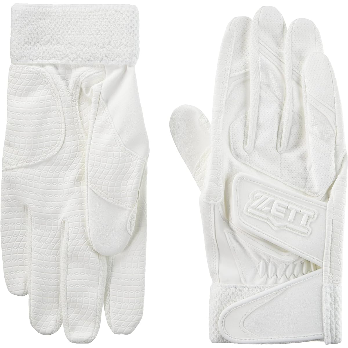 ZETT Batting Gloves Impact Z W Belt for Both Hands Compatible with High School Baseball Rules BG419HS