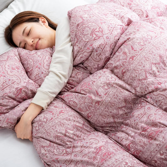 Tansu no Gen Duvet, Double Long [1.7kg increase] 90% White Duck Down, Made in Japan, Comforter, 7 Year Warranty [Even Warmer 36 Mass Quilt] CIL Silver Label 39100056 (87806)