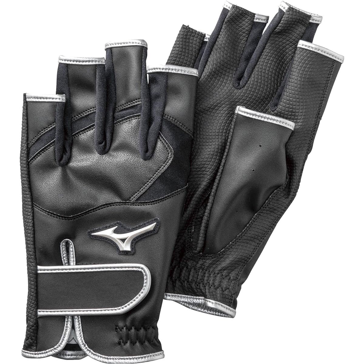MIZUNO Park Golf Glove Zero Space Two Hands Men's Synthetic Leather/Artificial Leather/Synthetic Fiber