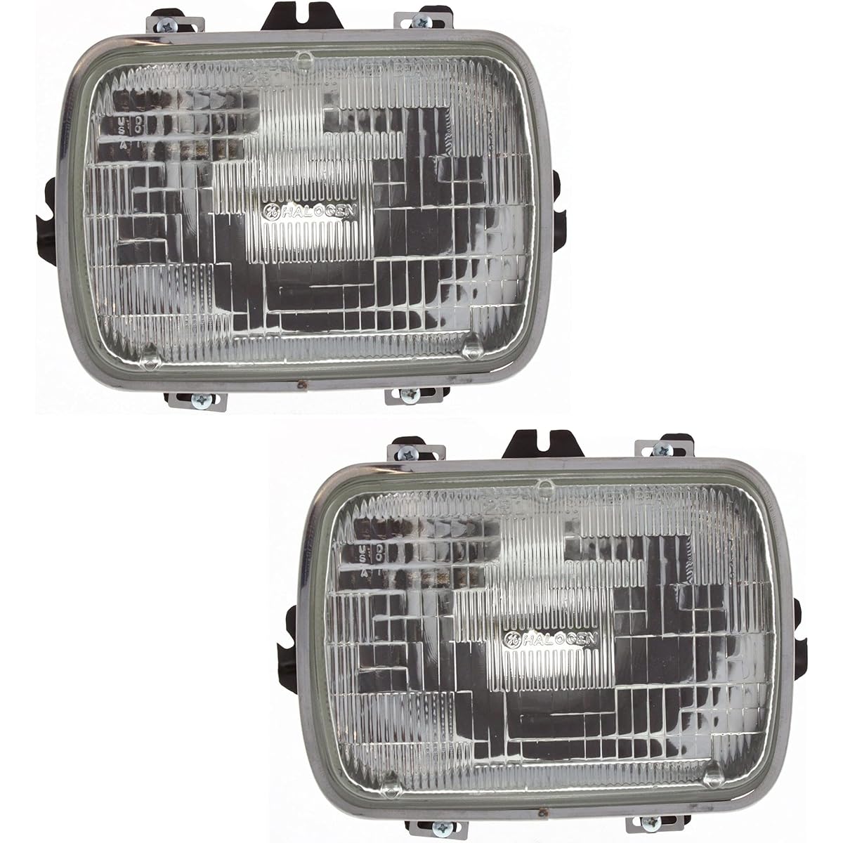 EVAN FISCHER Headlight Set 1988-1998 CHEVROLET C1500 K1500 Shield Beam Assembly Left and right