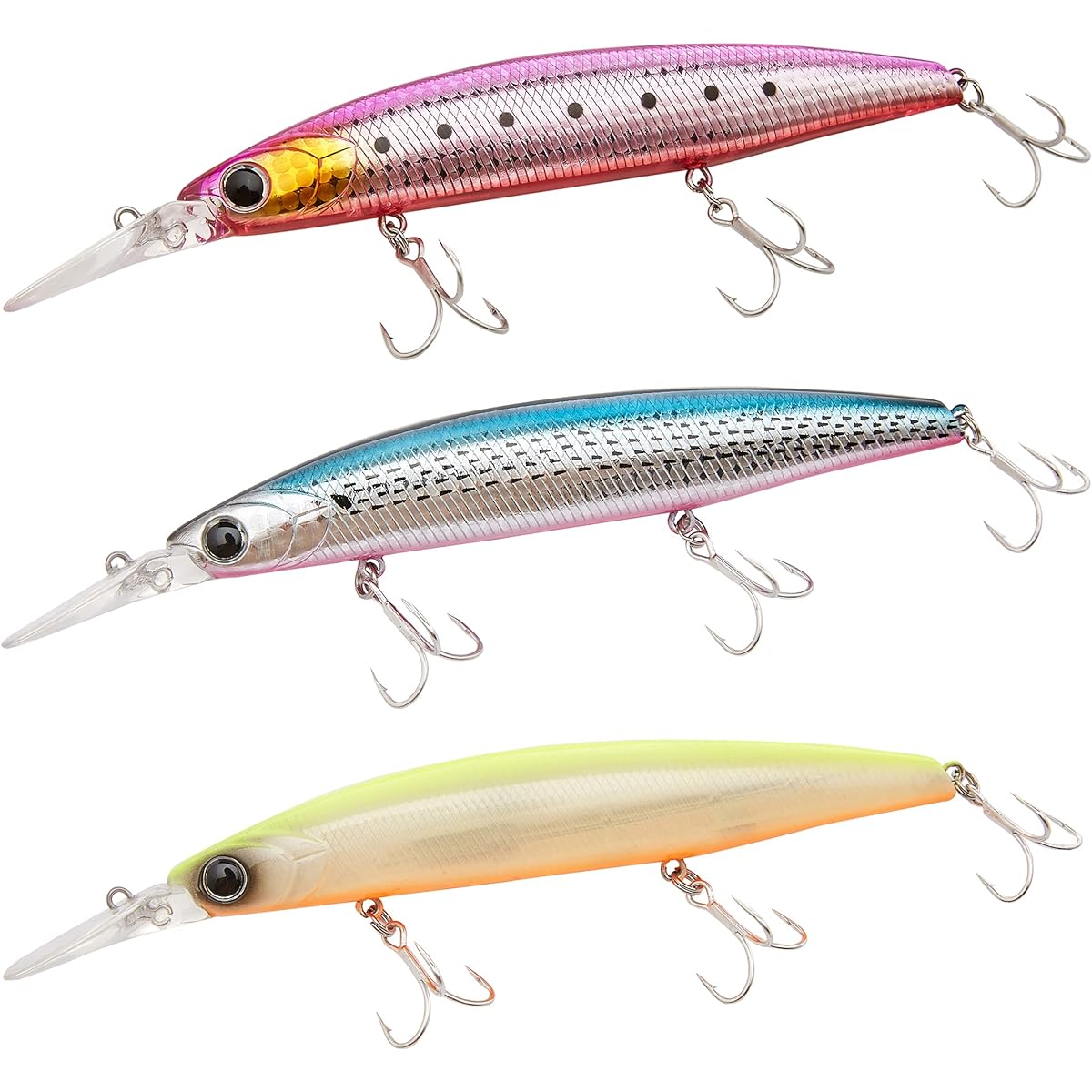 [Seiran Lure] Sea Bass Lure Flounder Sinking Minnow 125S 125mm 27g Set 2022 New LOT Arrival Wire Center of Gravity Moving Type Tungsten Weight Built-in Long Throwability Blue Fish Sea Bass