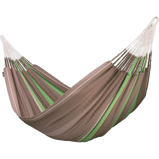 LA SIESTA Classic Hammock King Size FLORA [for 1-3 people] Organic Cotton Chocolate FLH18-6