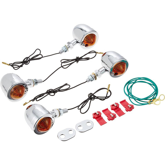 HURRICANE Bullet Turn Signal Kit (Orange Lens) Magna 50 HA5525-01