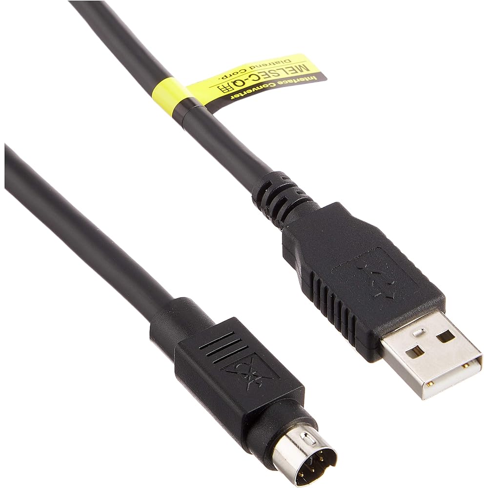 Mitsubishi sequencer compatible interface converter cable DQ-U2