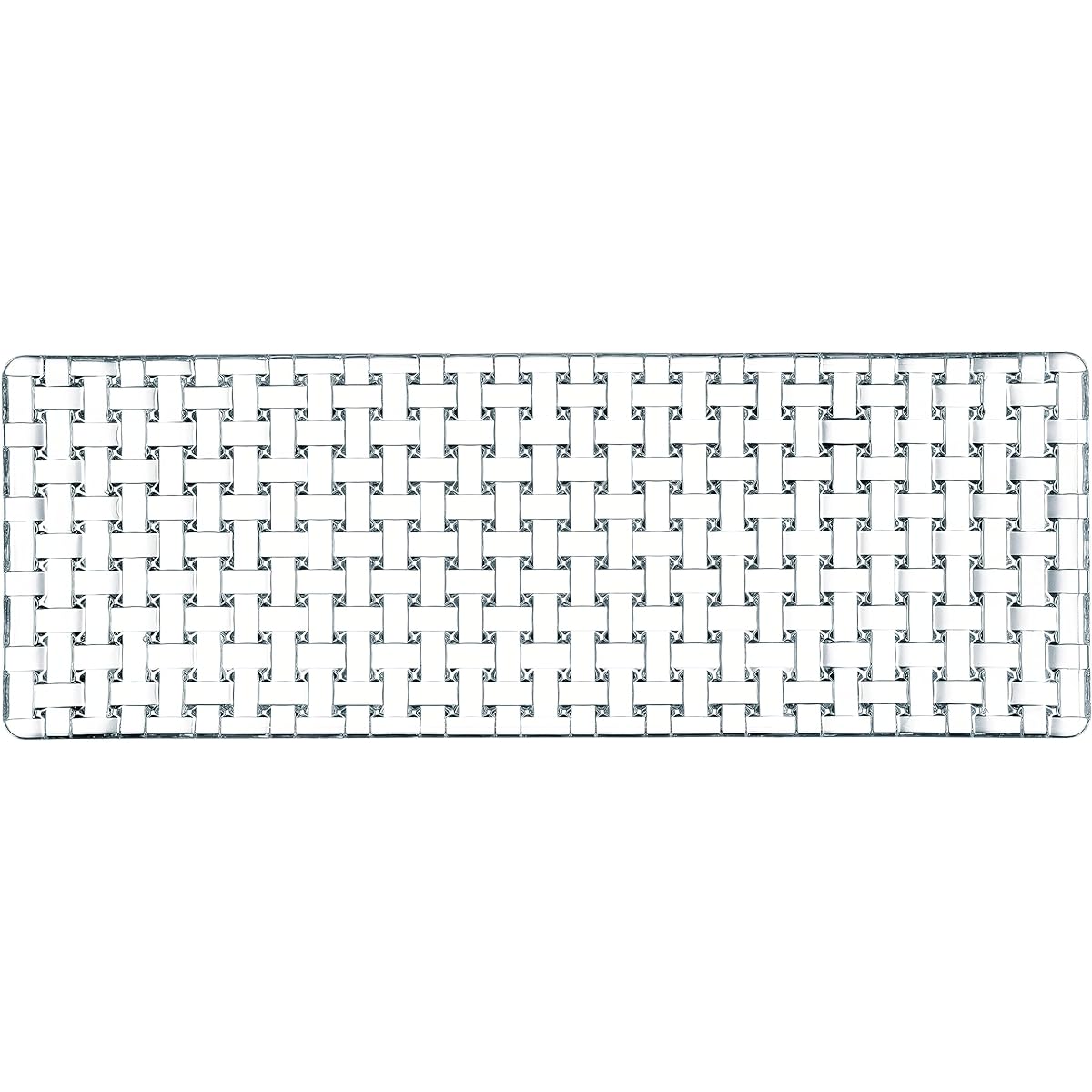 Nachtmann Bossa Nova Rectangular Plate Crystal Glass 42cm x 15cm 81412 1 piece