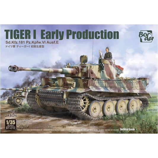 Border Model 1/35 German Army Tiger I Early Production Plastic Model BT010 (manufacturer's first order limited production)