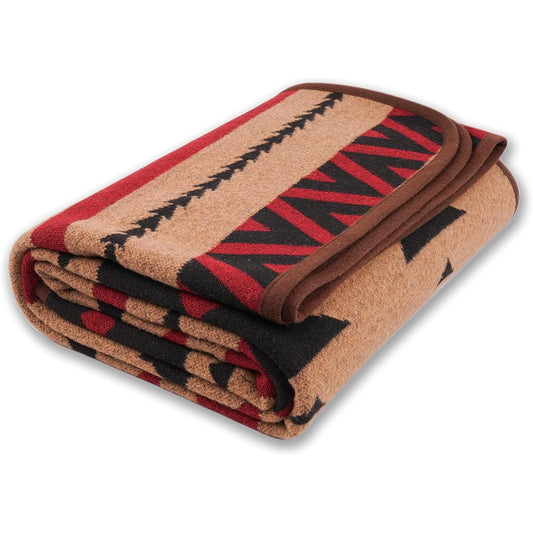 [PuTian] Merino Wool Blanket, 58% Wool, For Camping, Outdoor, Large Size, 160*200CM, Throw, Cold Protection, Flame Retardant Material, Soft, Skin-friendly, Blanket, Single, Disaster Prevention Supplies, Office, Travel, Business Trips, Air Conditioner Pro
