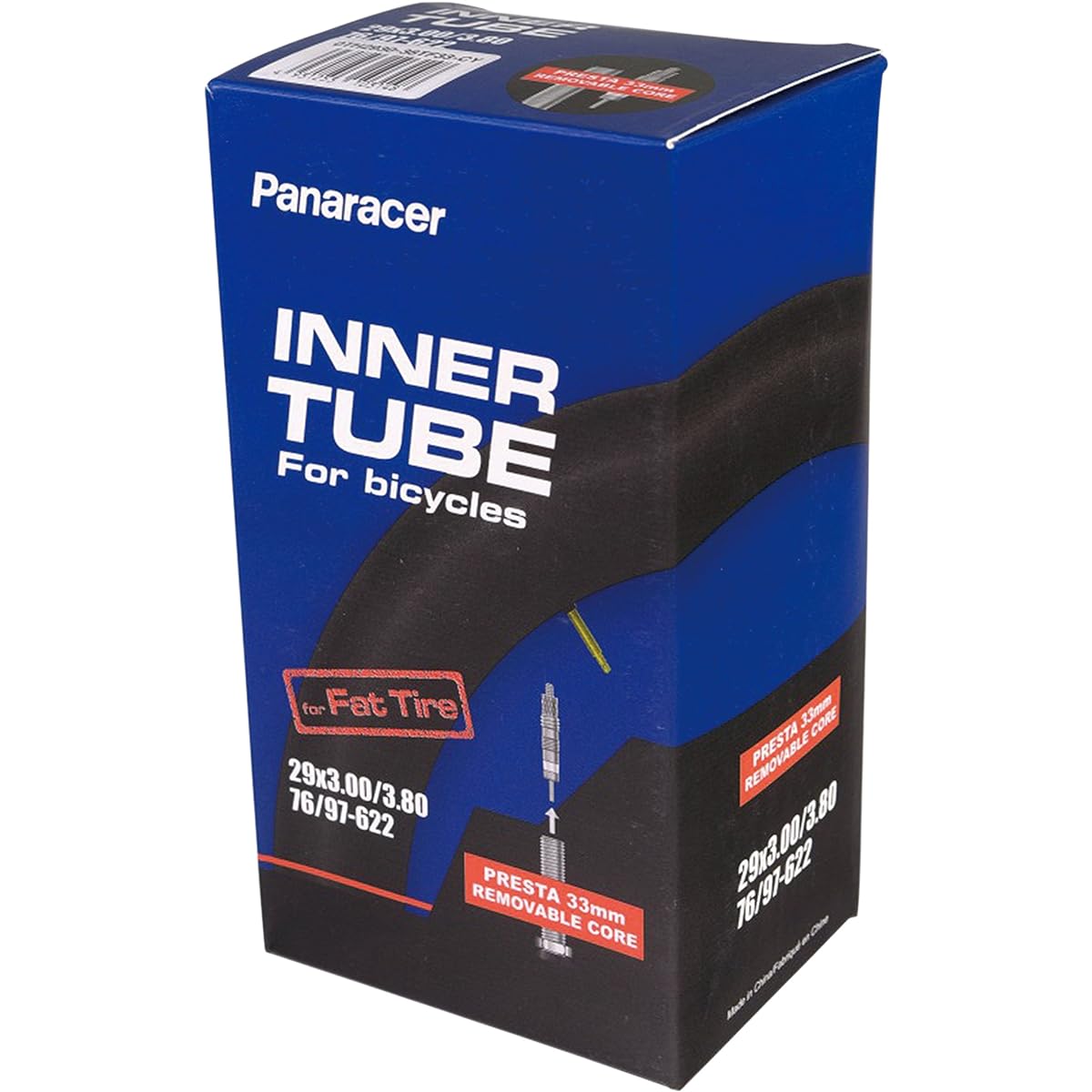 Panaracer Cycle Tube [29 x 3.0-3.8 76/97-622] 2 Piece Valve Presta Style 33mm 0TH2930-38TF33-CY