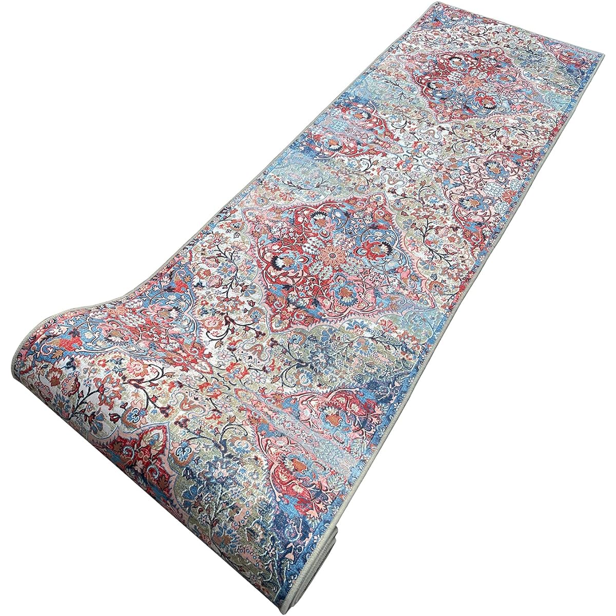 WL&ALLEN Corridor Mat Carefully Selected Fabric [Pattern 8 /80*600] Thickness Approx. 6mm Carpet Pet Mat Stylish Pattern Anti-Slip Corridor Mat Kitchen Mat Soundproofing Mat Entrance Mat Rug
