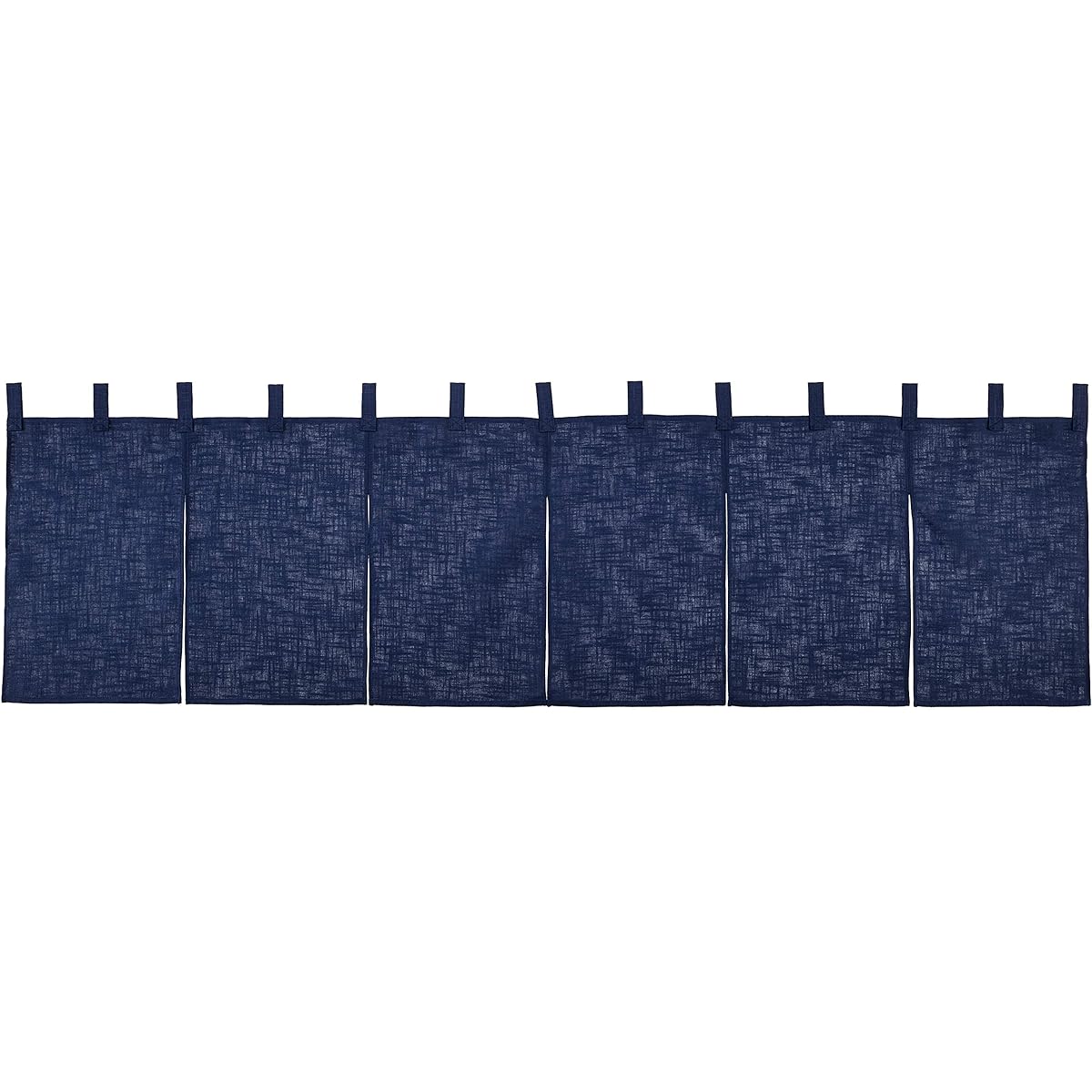 Sanmärchen Noren Plain Navy Blue 001-10 Cotton Linen Made in Japan YHV0703