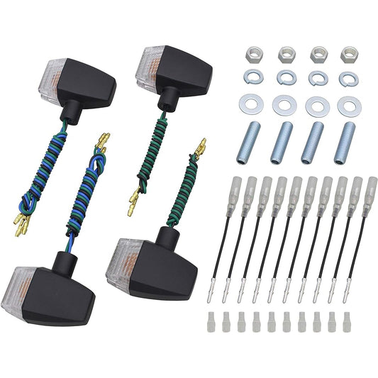 POSH Motorcycle Supplies Classical Turn Signal Slim & Sharp Type Semi-Universal Set 195447-06