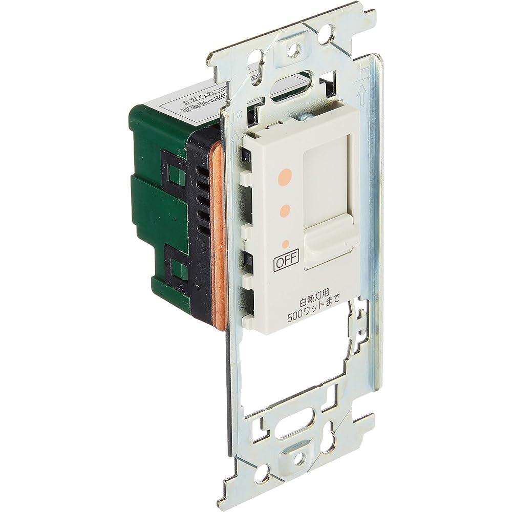 Panasonic Full Color Mood Switch B Single Cut Incandescent Light Control Slide Type 500W WN576159