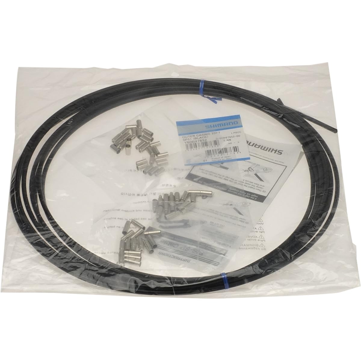 SHIMANO Repair Parts SIS-SP51 (BK/5φ×7.62m) / With Cap (6φ×30/5.5φ×15/4φ×15) Y60B97652