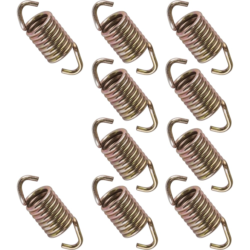 Caltric exhaust muffler tube pipe spring 10 times Polaris 3081078 7041687 7042031