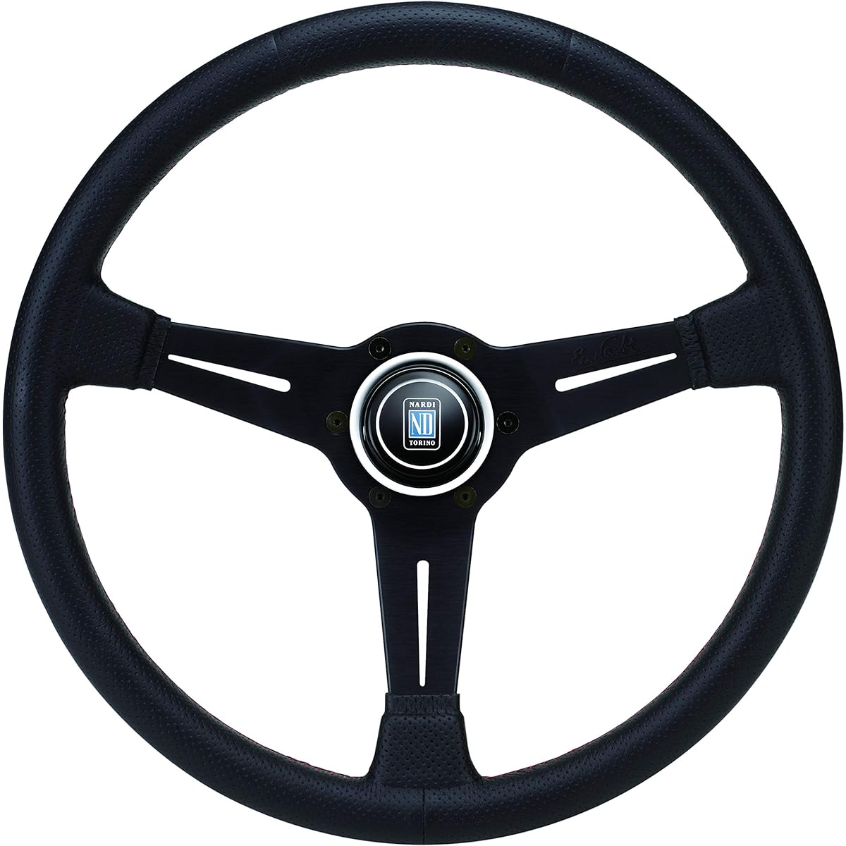 NARDI (Nardi) Sports Type A Panchin Leather Red Stitch 360mm Steering N750 N750