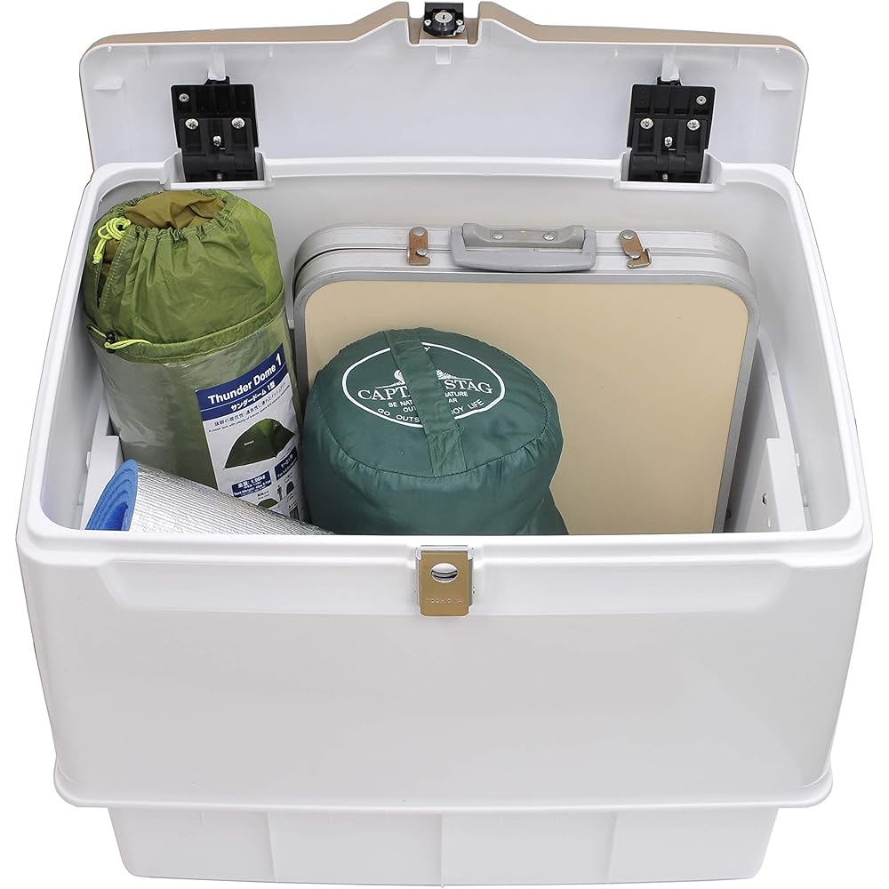 AF ASAHI Rear Box Collection/Delivery Carry with Painted Lid 110-148L Large Capacity Storage Lid White/Body White AB-5W