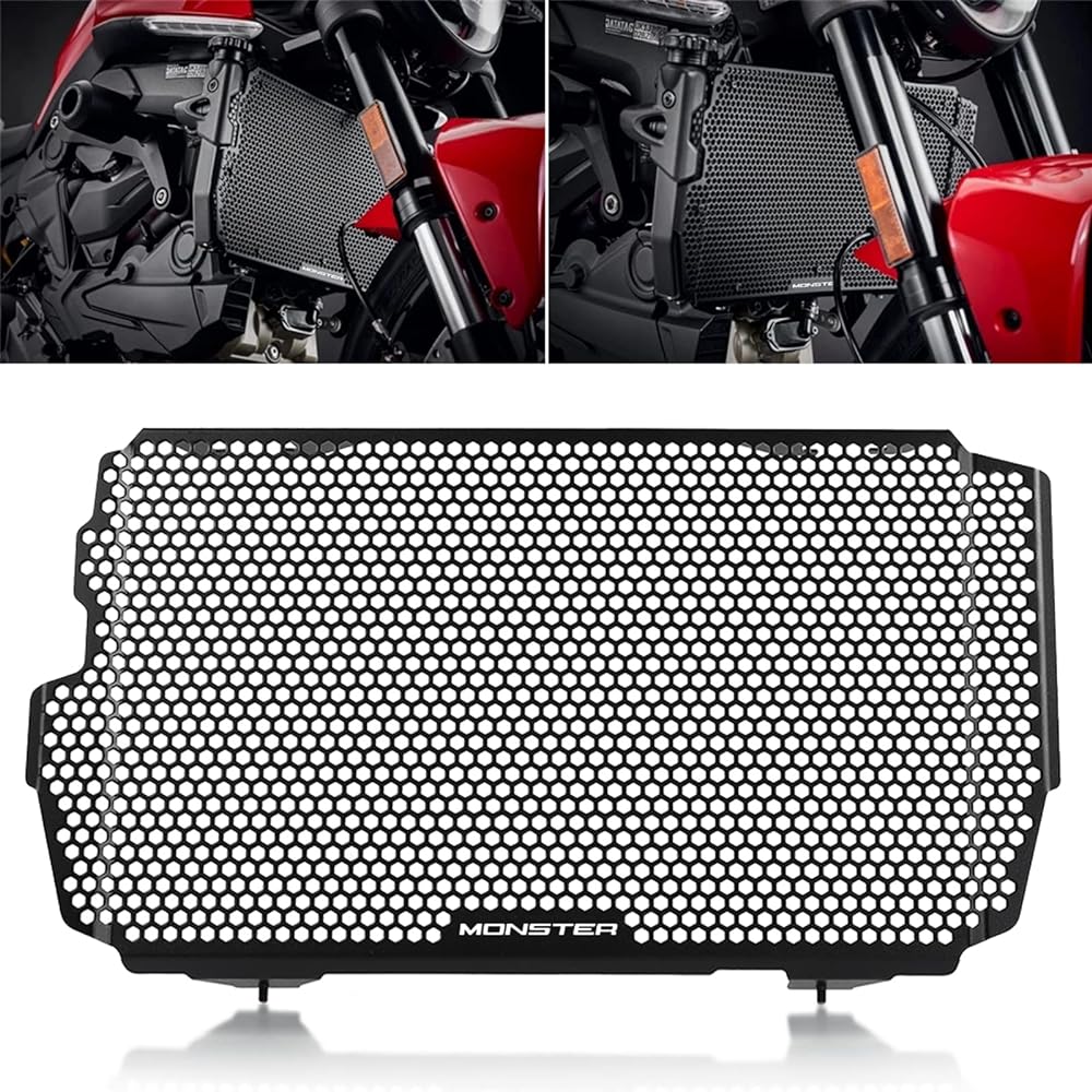 Motorcycle Radiator Guard Grille Protective Grille Cover for Monster 937 950 937 Plus 950 Plus 2021-2022 Black