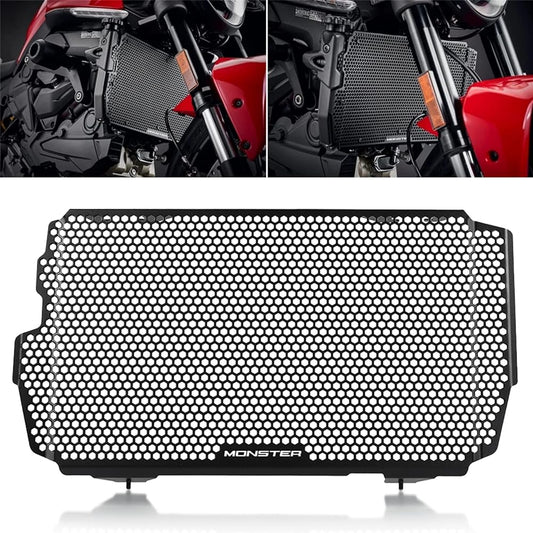 Motorcycle Radiator Guard Grille Protective Grille Cover for Monster 937 950 937 Plus 950 Plus 2021-2022 Black