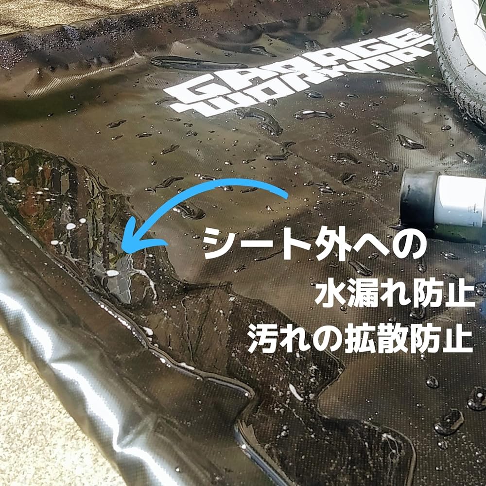 GARAGE-WORK-MAT Waterproof Mat Floor Bike Maintenance Storage Bag Included Road Bike Cushion Bar Washable Indoor Road Bike Bicycle Storage Maintenance Car Luggage Work Dirt Prevention Luggage Mat Cargo Mat Garage Camping DIY