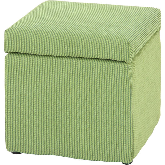 Fuji Boeki Box Stool Bosra 40 x 40 cm Green 50371