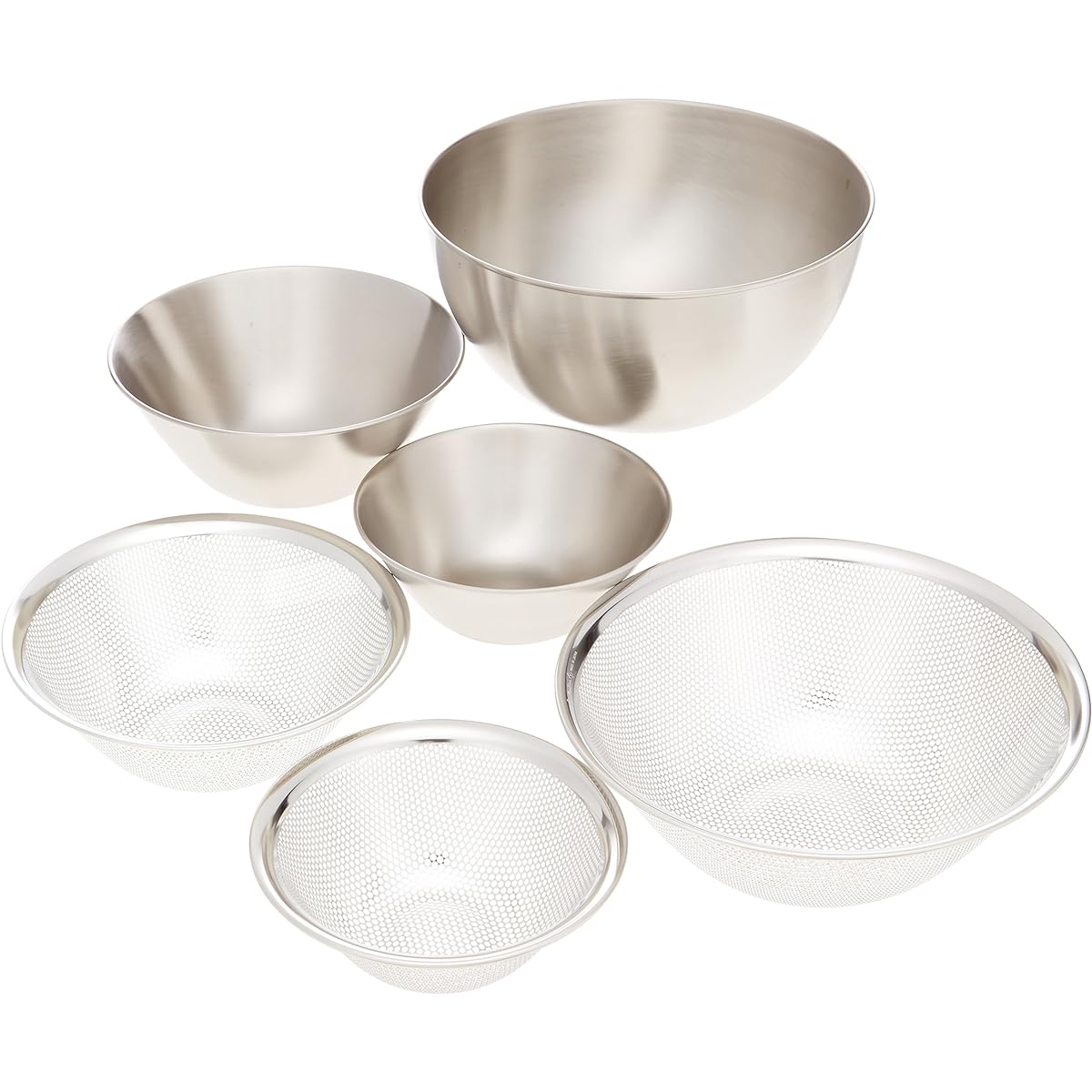 Sori Yanagi products make for great gifts.Sori Yanagi 18-8 SUS Stainless Steel Strainer and Bowl, Anti Drip-Back Rims, Bulge on Strainer Bottom for Good Drainage, Stackable Set, Bowl & Strainer Set