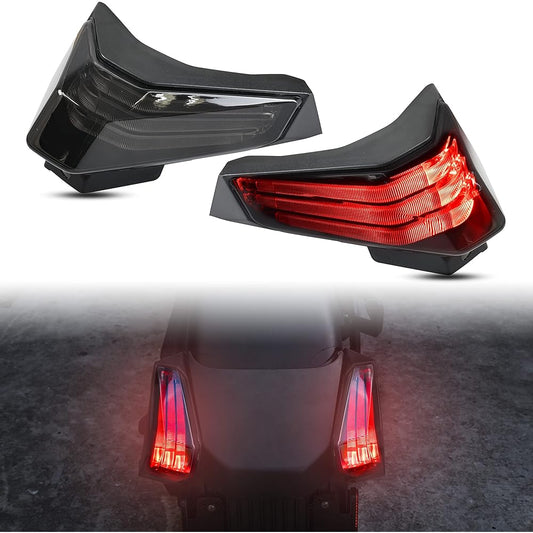 KATIMOTO Tail Light Can Am Ryker Rally/STD 600 900 ACE 2019-2024, Smoke Black Stop Light Brake Light Tail Lamp Can-Am Ryker Rally/STD 600 900 ACE 2019-2024 Accessories (2 Pieces)