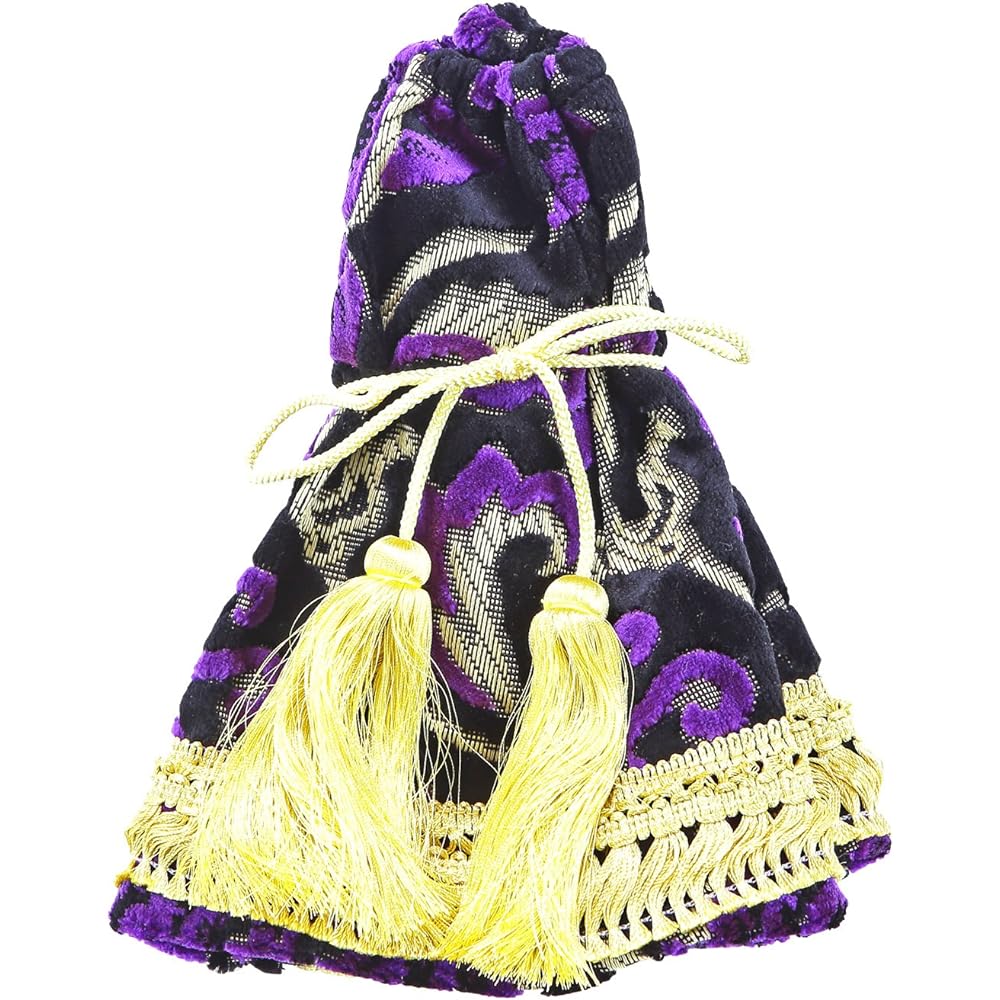 Miyabi Shift Boot Cover Kinkasan "Mont Blanc Rose" Purple Frange: Gold MBC-MR-PL