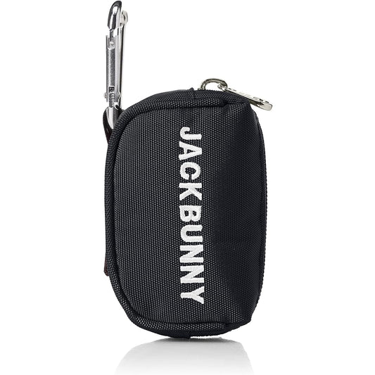 [Jack Bunny] [Continuing standard product] Ball case [Logo zipper series] (Can hold 2 balls) / Golf / 262-3984102