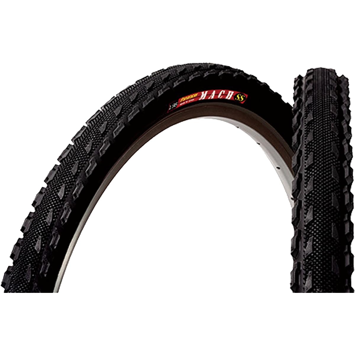 Panaracer Clincher Tire [26×1.95] Mach SS 8H26195BOP-MSS Black (For Mountain Bike/MTB Race Touring)