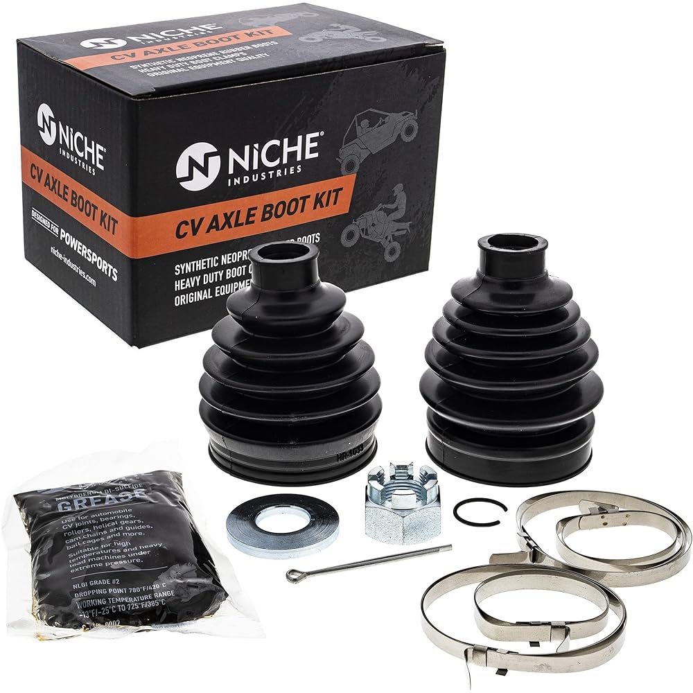 NICHE Front CV Axle Boots Kit CAN-AM Defender HD8 HD5 705401345 705401355 For UTV