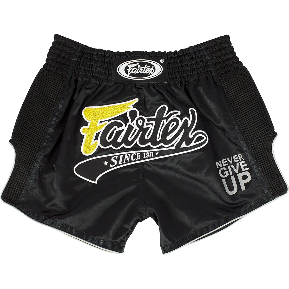 Fairtex Muay Thai Boxing Shorts Slim Cut - Black, White, Red, Orange, Blue, Yellow, S, M, L, XL