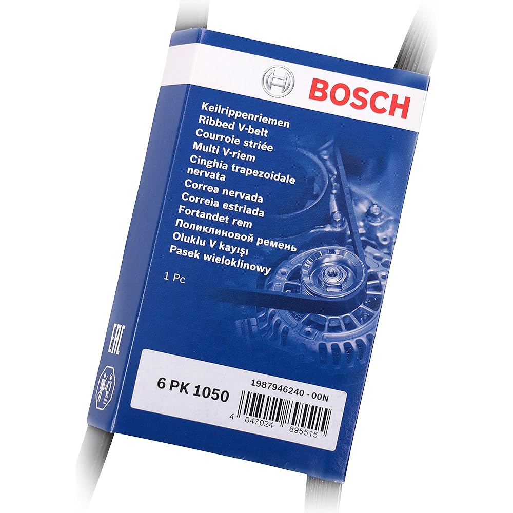 Citroen C2 Peugeot BOSCH Serpentine Belt Drive V-Ribbed 6PK1050 1.1-1.6L 2000-