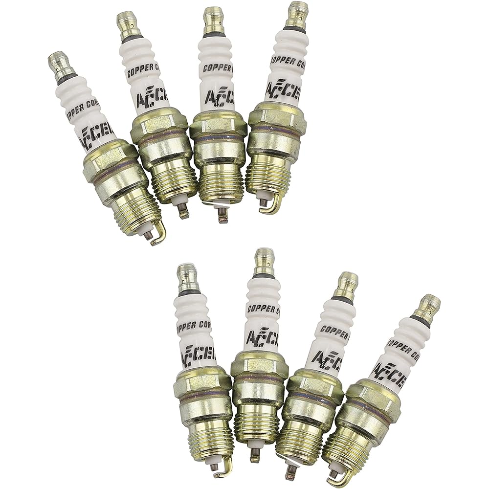 Accel 8198 Performance U -GROOVE Header Spark Plug -8 Packs