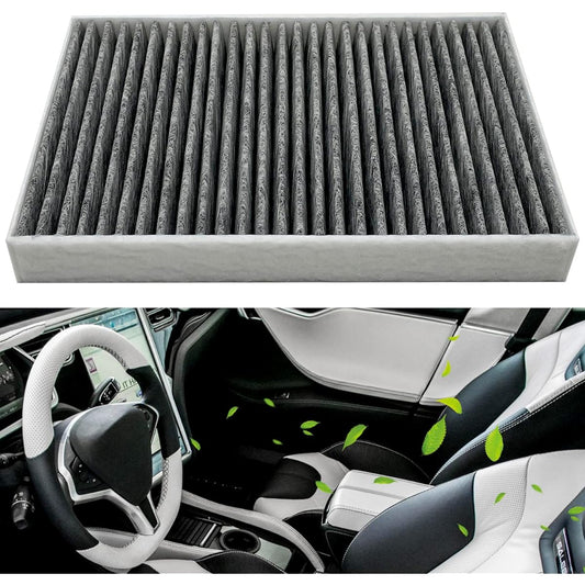 JOJOMARK Tesla Model S cabin Air filter with activated carbon 2012-2015 Model S 1035125-00-A (2012-2015 Activated Charcoal)