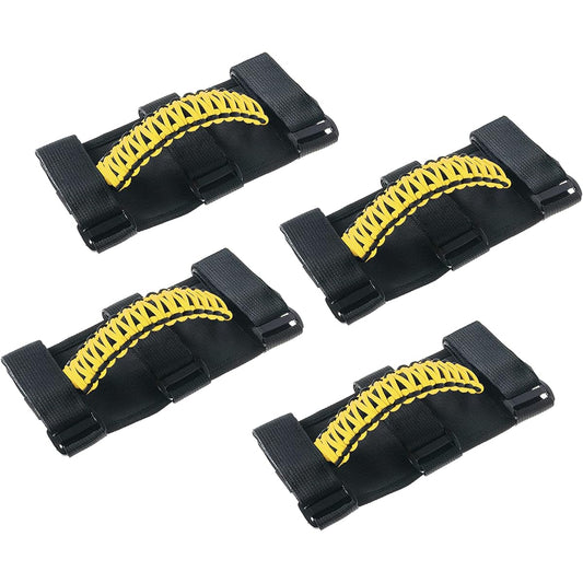 SAVADICAR Role Bar Grab Handle Grip Gliper Gliper YJ TJ JL & Gradiator JT 1987-2021 Interior Accessories Yellow