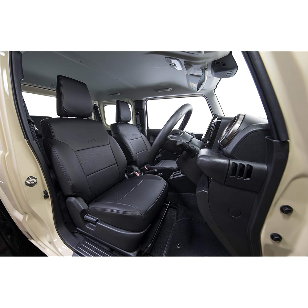 Clazzio Entry Seat Cover Jimny/Jimny Sierra JB64W / JB74W H30/7~ Dimple Type Black EQ-6015 [83NSA6015K]