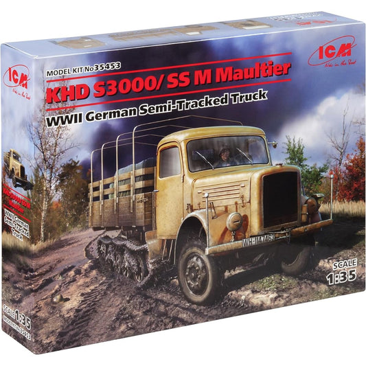 ICM 1/35 German Army KHD S3000/SS M Maltia Plastic Model 35453