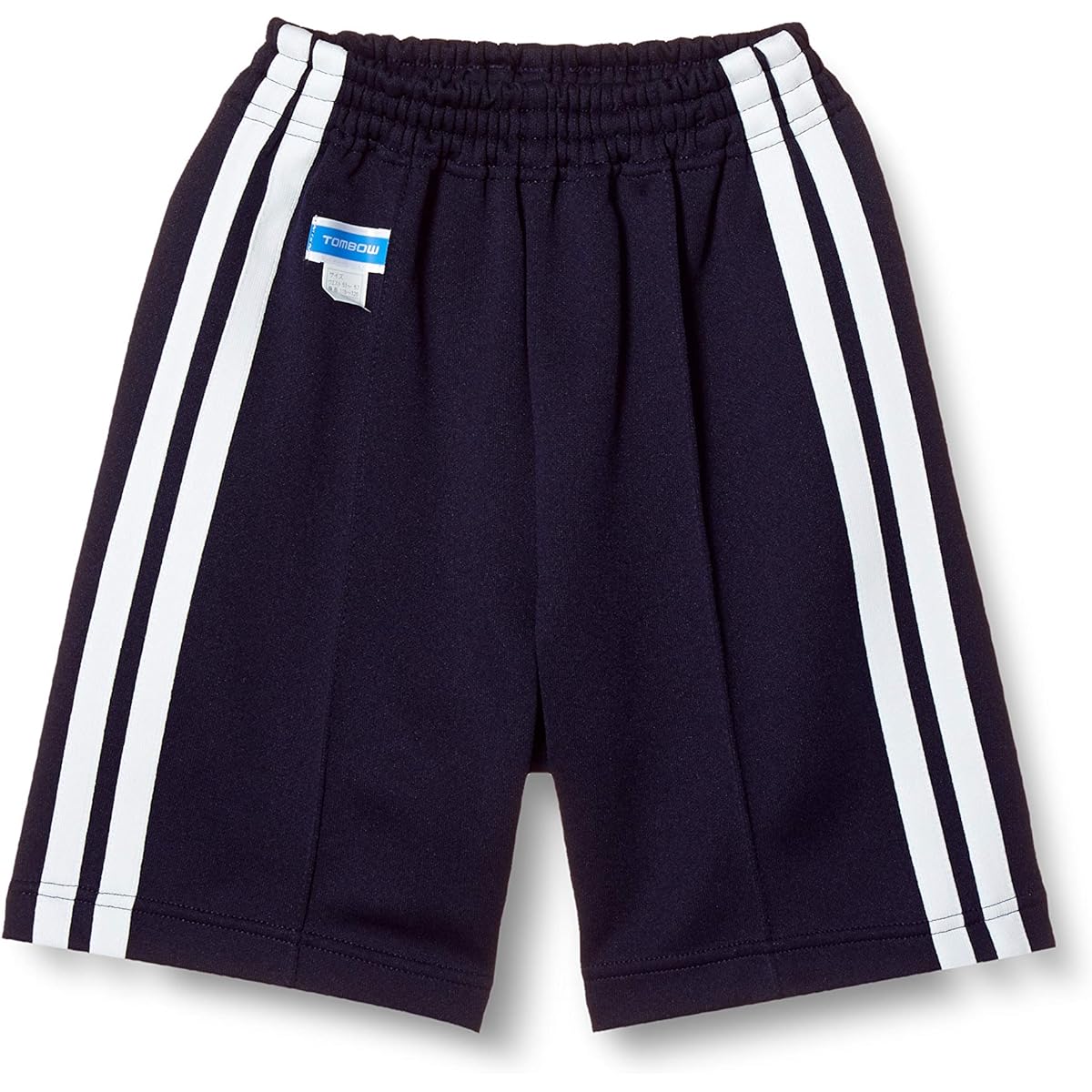 [Tombo Joy] Gym uniform, shorts, white 2 lines (4 lengths), dark blue T-31-27 Kids