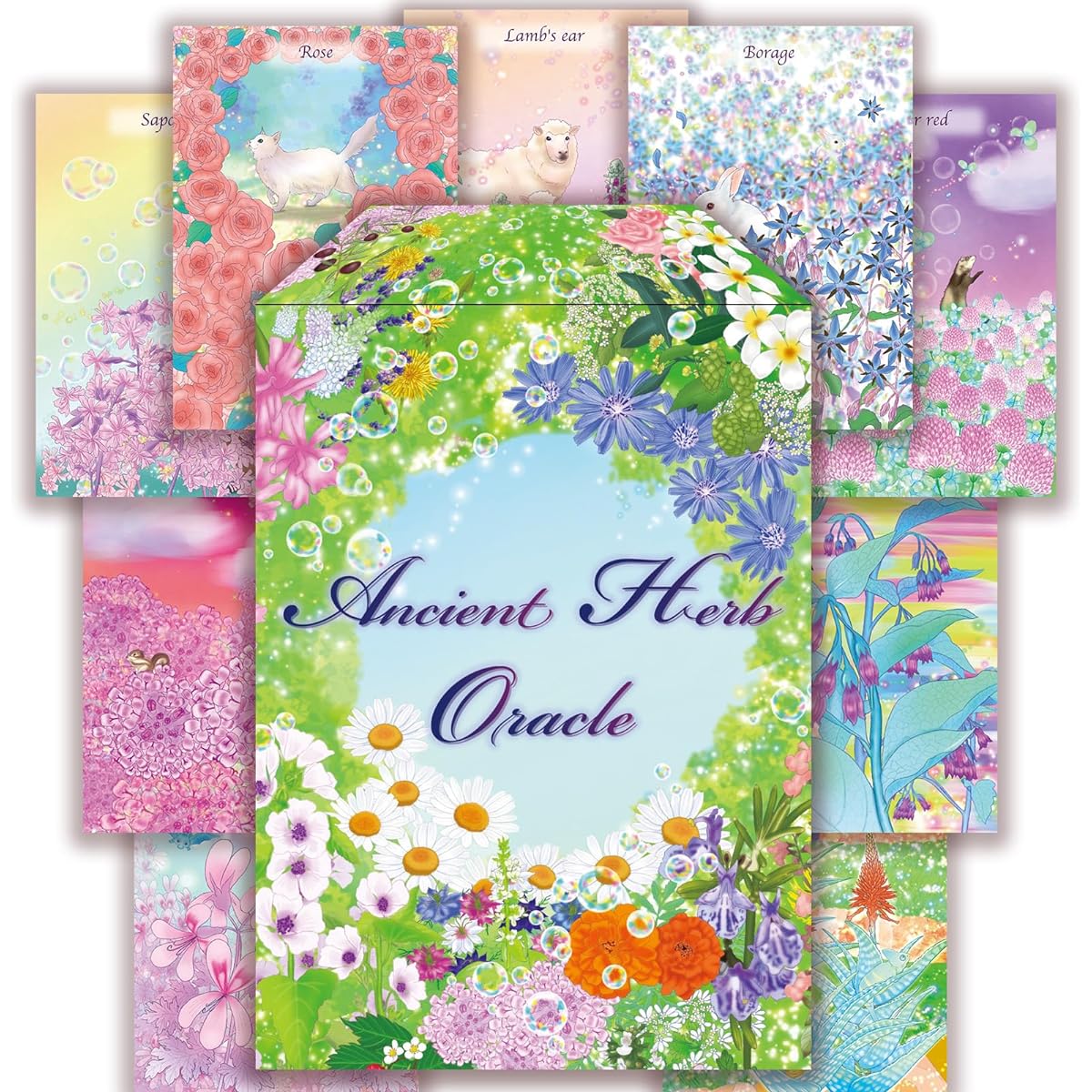 YOUTUBER milky Card therapy Supervised Ancient Herb Oracle Card