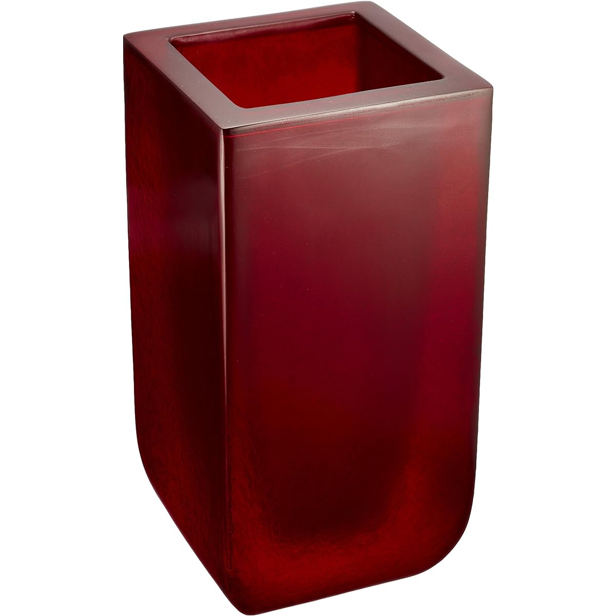 Clay Planter FRP VASE SQUARE 20□41H RED 840-861-500