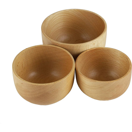 CAPTAIN STAG Wooden Tableware, Tableware, Cup, Bowl, Bowl, Stacking, Set of 3 Wooden Cups [Capacity: Large/440ml, Medium/330ml, Small/200ml] UP-2657