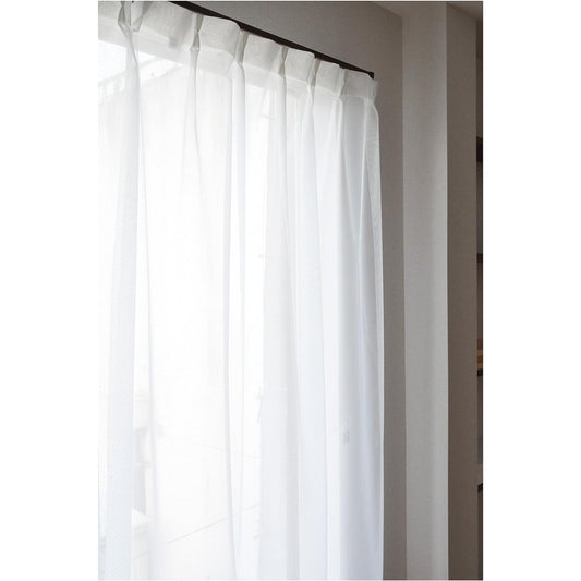 Made in Japan High performance UV cut image blocking mirror lace curtain [Sara] 130cm width x 208cm length (set of 2)