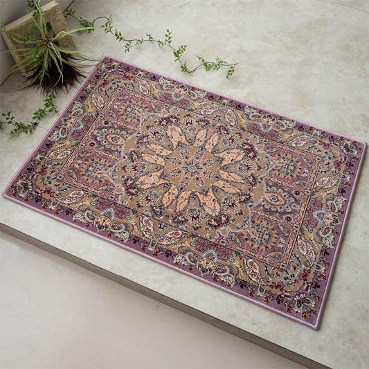 Sayan Sayan Medallion Royal Tapis Entrance Mat 60x90 cm Pink Egypt Wilton