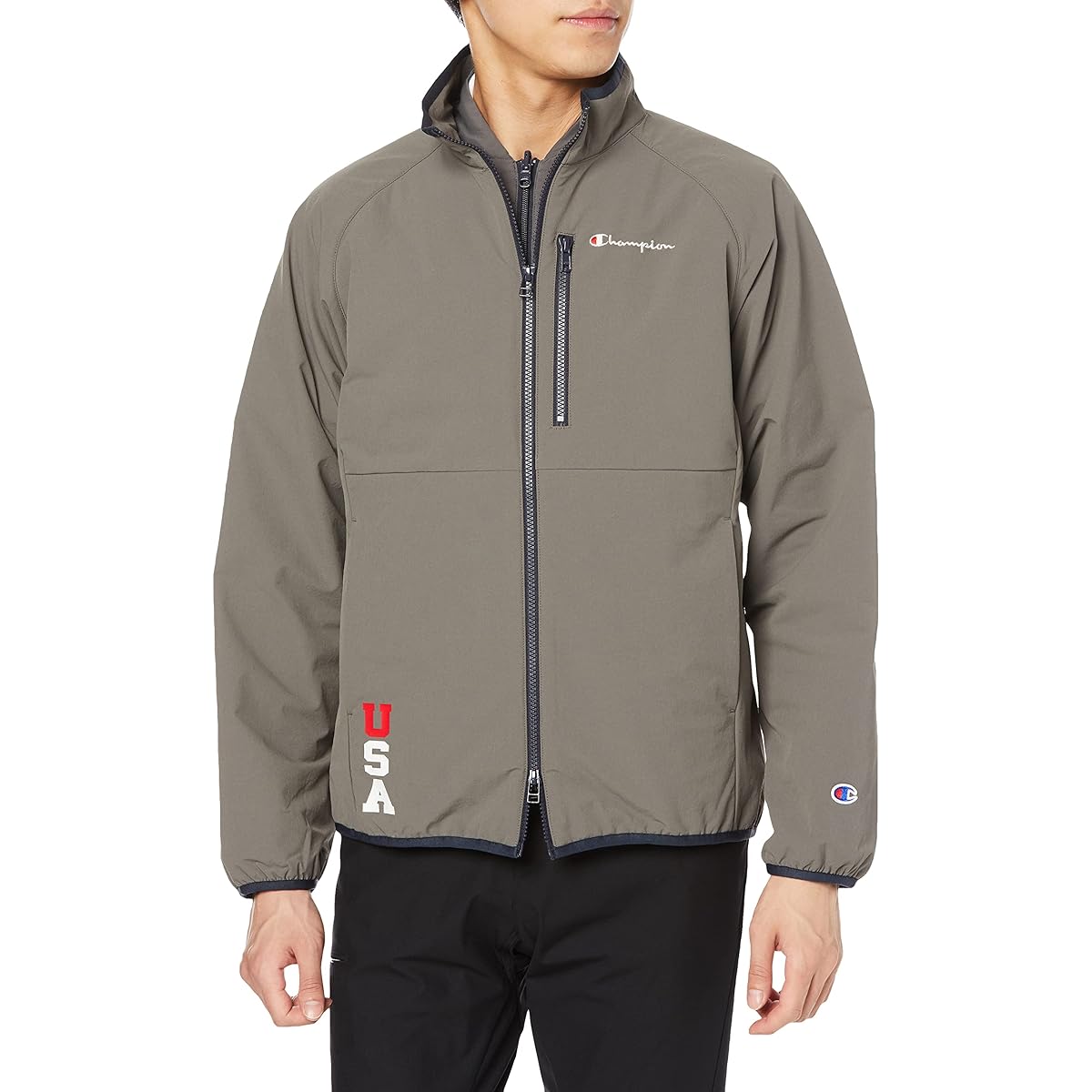 [Champion] Zip Jacket Stretch Water Repellent Script Logo GOLF MEN'S C3-UG604 Men's