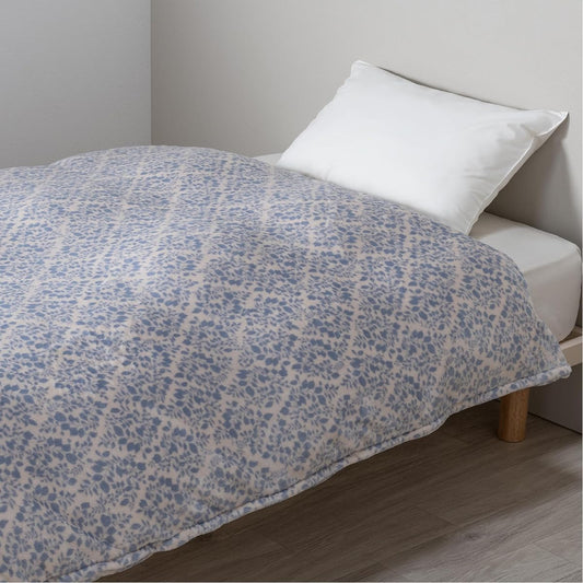 nishikawa Warm Duvet Cover Soft Flannel Ornament Pattern Blue PI03050080
